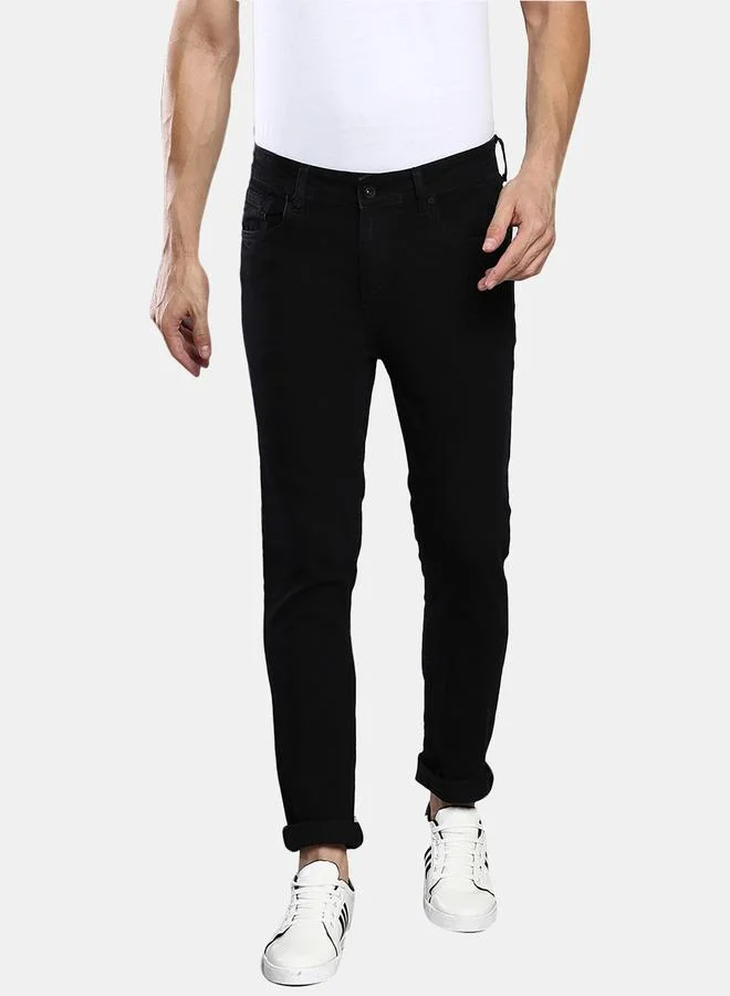 Dennis Lingo Mid Rise Comfort Slim Fit Stretchable Jeans by Styli