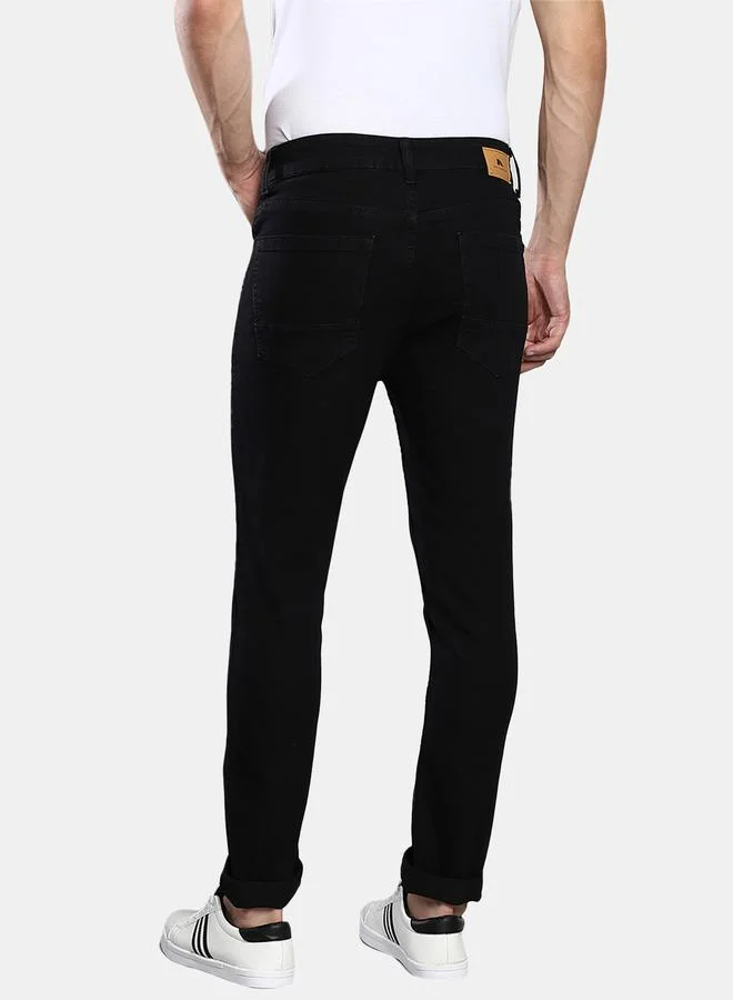 Dennis Lingo Mid Rise Comfort Slim Fit Stretchable Jeans by Styli