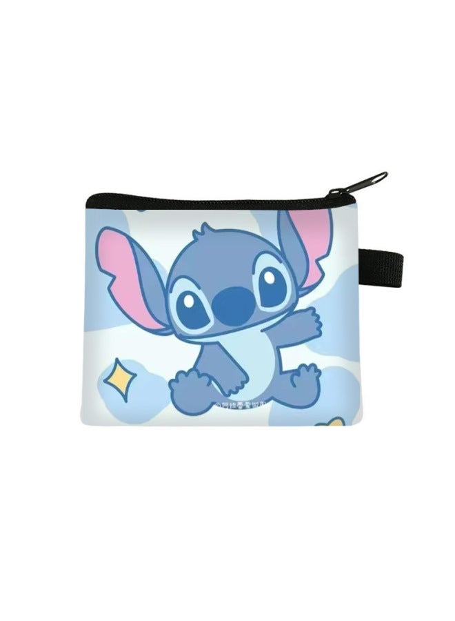 New Sch Coin Purse For Children, Mini Cute Bag, Polyester, Large Capacity, High-end Feel Style Storage Bag