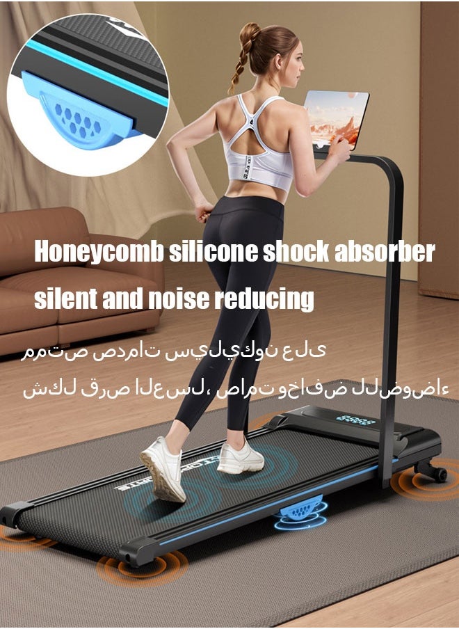 WEMART 3 in 1 Walking Pad,treadmill for home,walking pad treadmill with Handle Bar,foldable treadmill with incline,Treadmill for Home Office  - Image 2