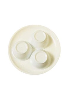 Everbuy Everbuy® Unbreakable Dinner Set Collection of Microwave Safe Plates Bowl (12 Pieces, White)  - Image 5