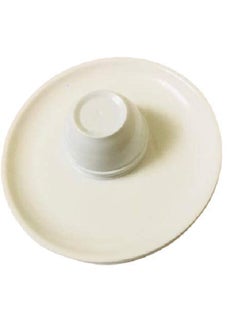 Everbuy Everbuy® Unbreakable Dinner Set Collection of Microwave Safe Plates Bowl (12 Pieces, White)  - Image 3
