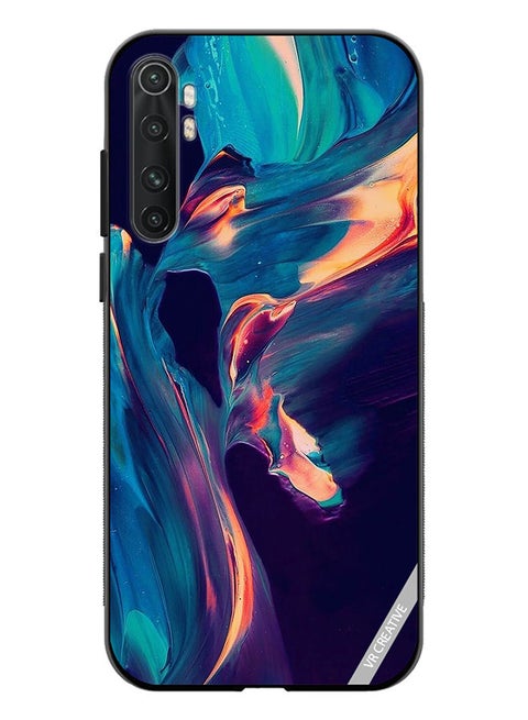 Protective Case Cover For Xiaomi Mi Note 10 Lite Abstract Design Multicolour