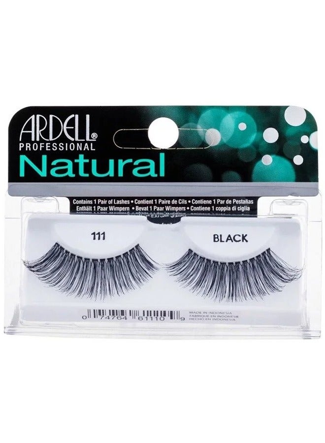 Ardell Natural111 False Eyelashes Black - Image 1