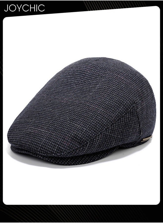 NIBEMINENT - Men's Classic Winter Warm Flat Cap Light Square Design Beret Adjustable Irish Cabbie Gatsby Hat Newsboy Outdoor Hunting One Size - Image 1