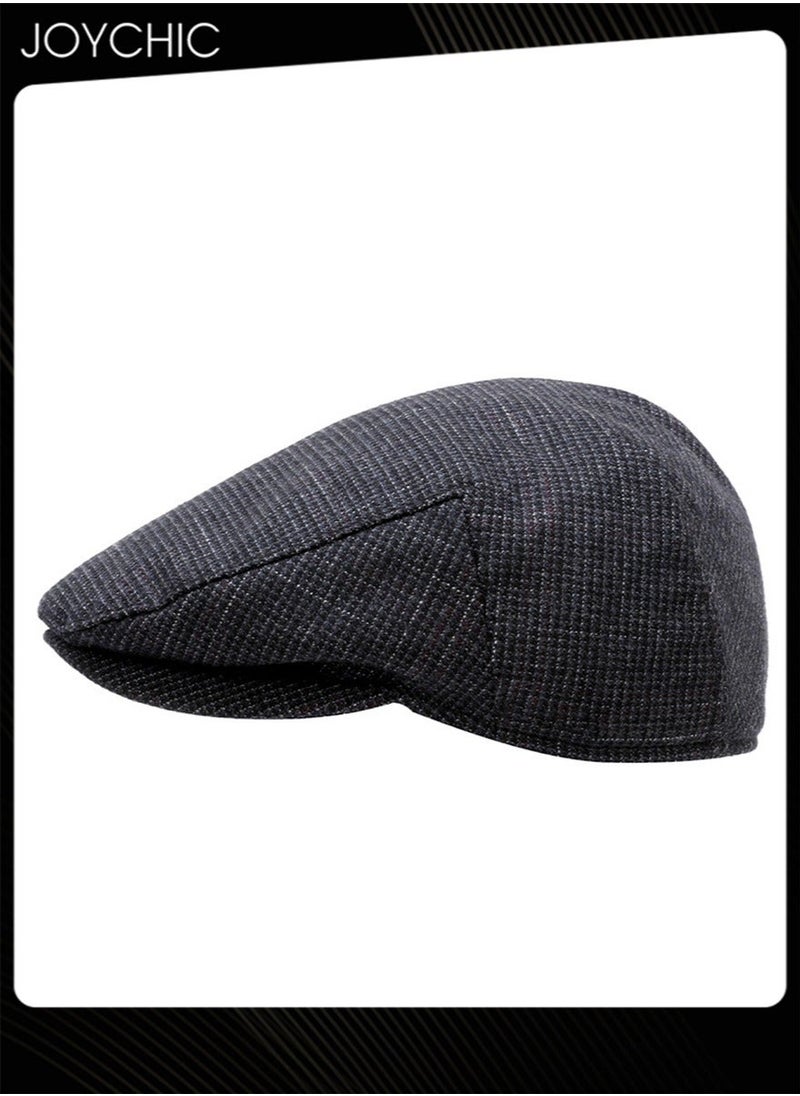 NIBEMINENT - Men's Classic Winter Warm Flat Cap Light Square Design Beret Adjustable Irish Cabbie Gatsby Hat Newsboy Outdoor Hunting One Size - Image 1