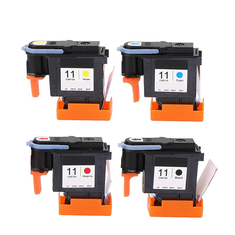 4 Pack Printhead CMYK Ink Set Replacement for Designjet Series ABS Print Heads - Image 2