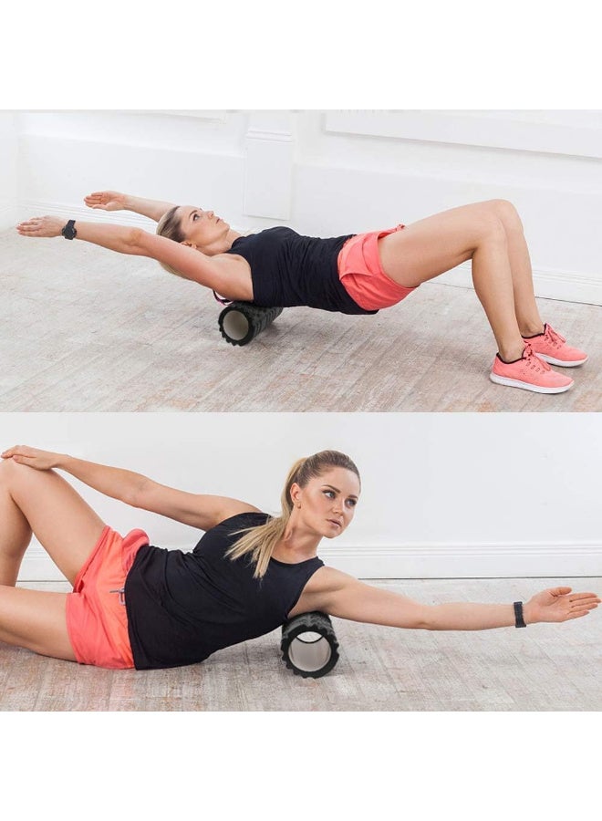 Foam Roller for Deep Muscle Massage and Tension Relief – Ideal for Yoga, Pilates, and Relaxation Exercises – Lightweight, 33 cm Length - Image 4