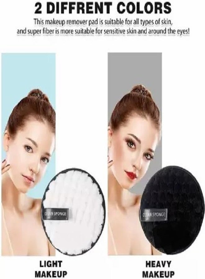 Glamezone Remover Pads Reusable Cotton Wipes Microfiber Make Up Makeup Remover - Image 4