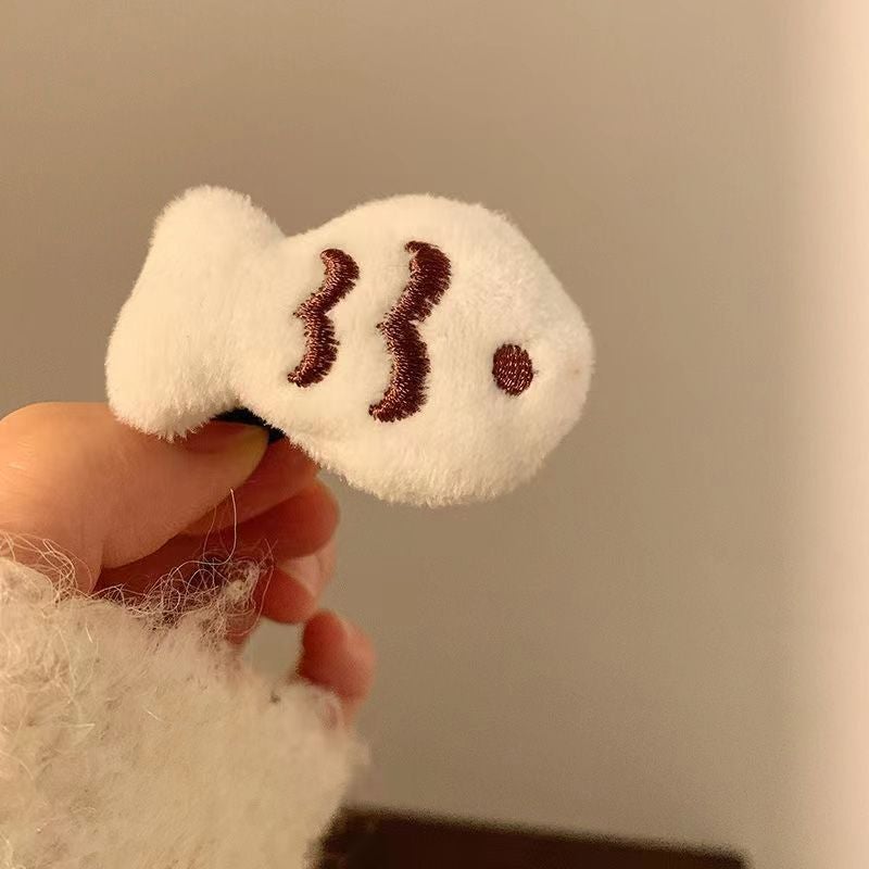 Generic Cute Plush Cat Hair Clip New Fashion Small fish hairpin 