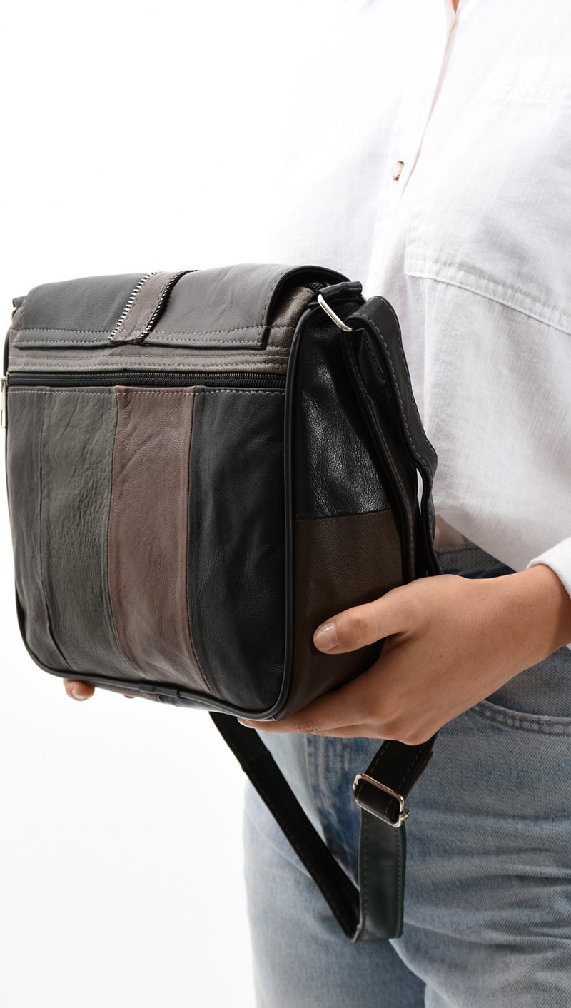 Erzeno Leather Large Size Crossbody Casual Shoulder Bag  - Image 5