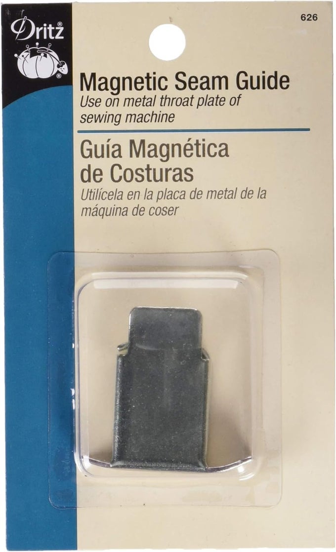 MAGNETIC SEAM GUIDE FOR SEWING MACHINE 1 COUNT NICKEL