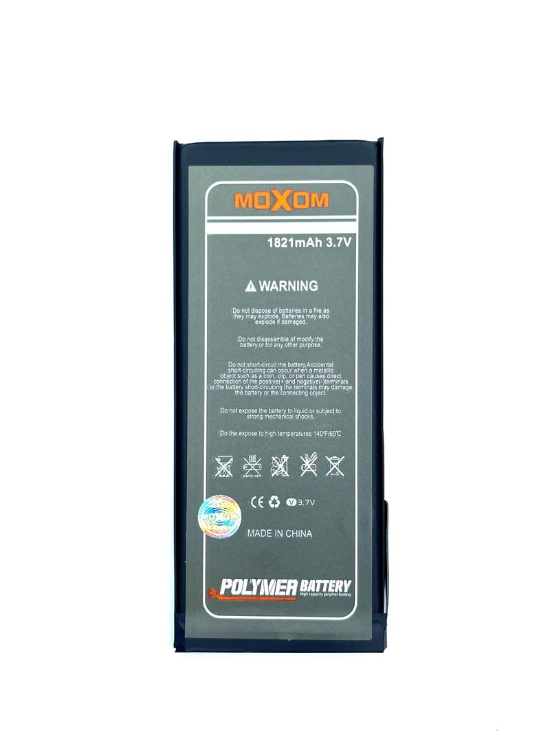 MOXOM 1821 mAh Replacement High capacity Polymer Battery For Apple iPhone 8 - Image 2