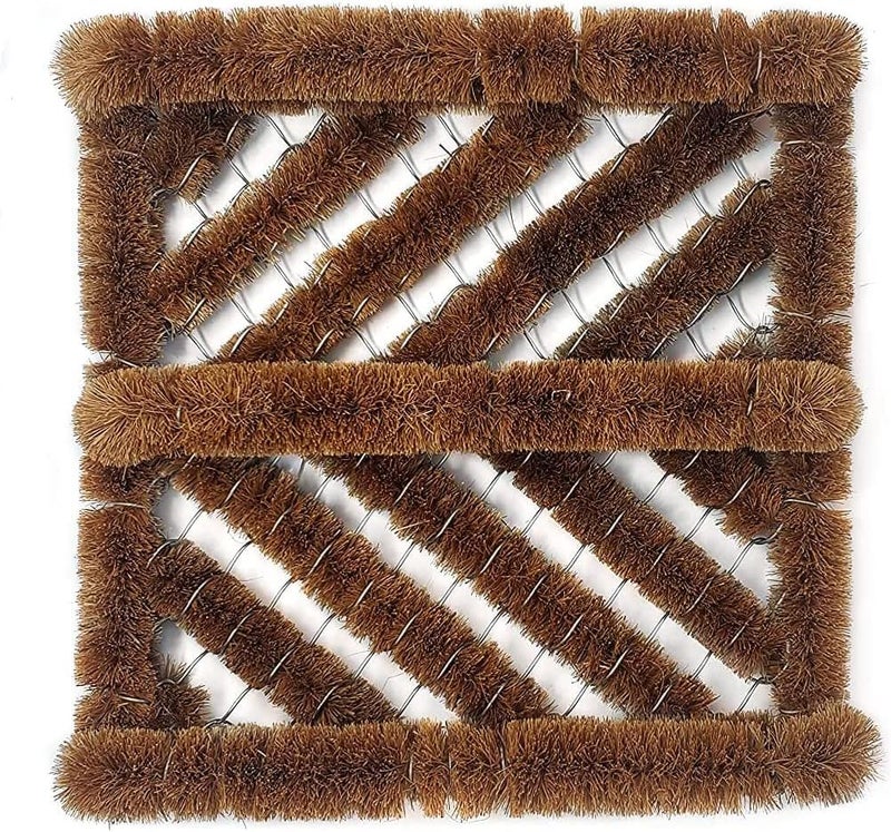 Kovot Coir Boot Scraper Door Mat  12 x 13 - Image 3