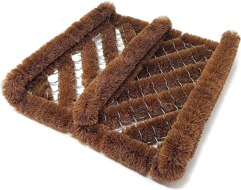 Kovot Coir Boot Scraper Door Mat  12 x 13 - Image 1
