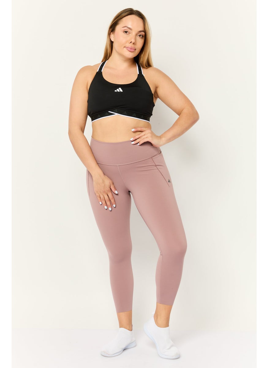 Adidas - Women Tight Fit Outdoor Tights, Mauve - Image 1