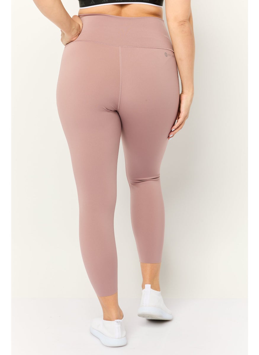 Adidas - Women Tight Fit Outdoor Tights, Mauve - Image 1