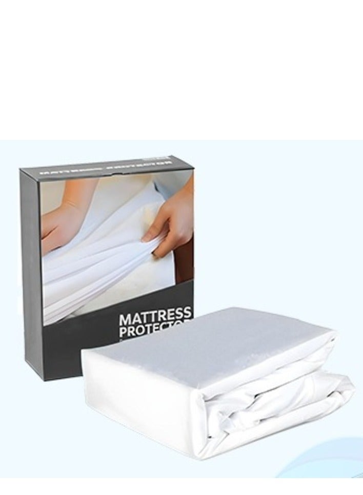 سليب لاند بكج النوم الفندقي – لباد 200×180 سم + واقي مرتبة + طقم واقي مخدة + مفرش فندقي أبيض - Image 3