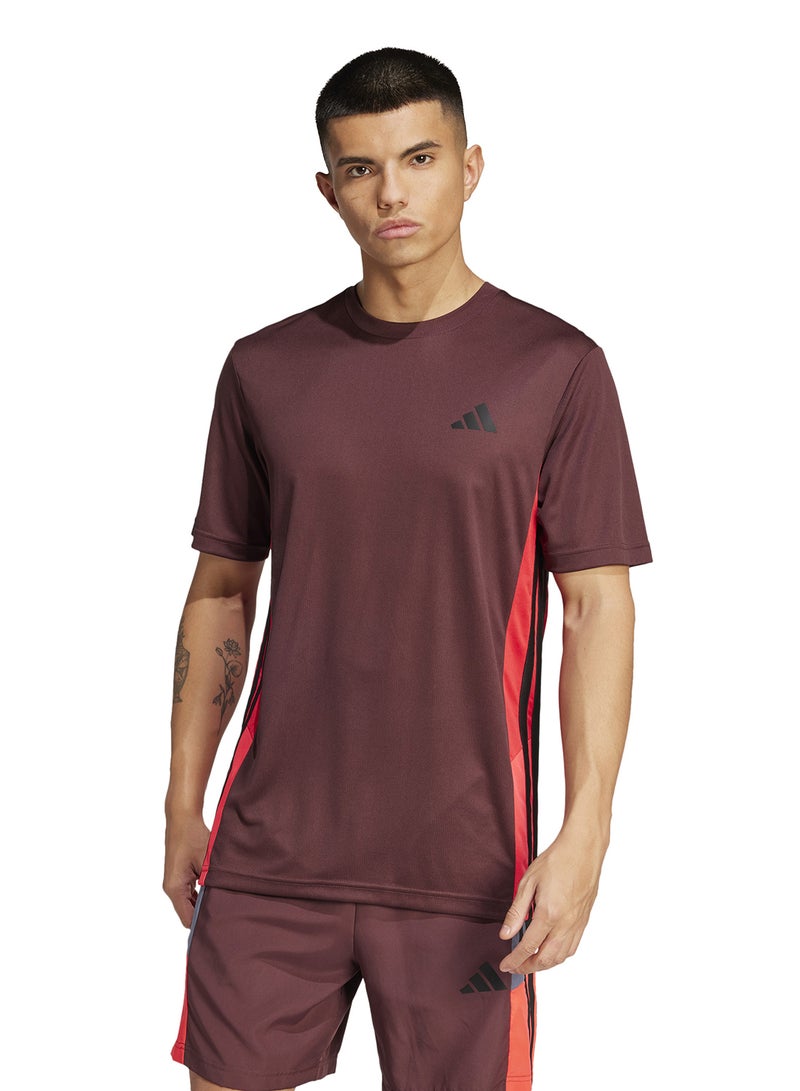 Adidas Essentials Seasonal Colorblock T-Shirt - Image 1