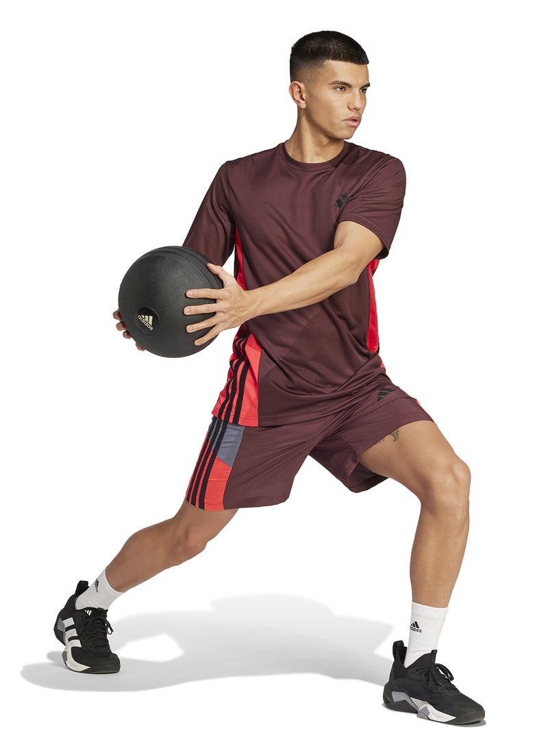 Adidas Essentials Seasonal Colorblock T-Shirt - Image 5