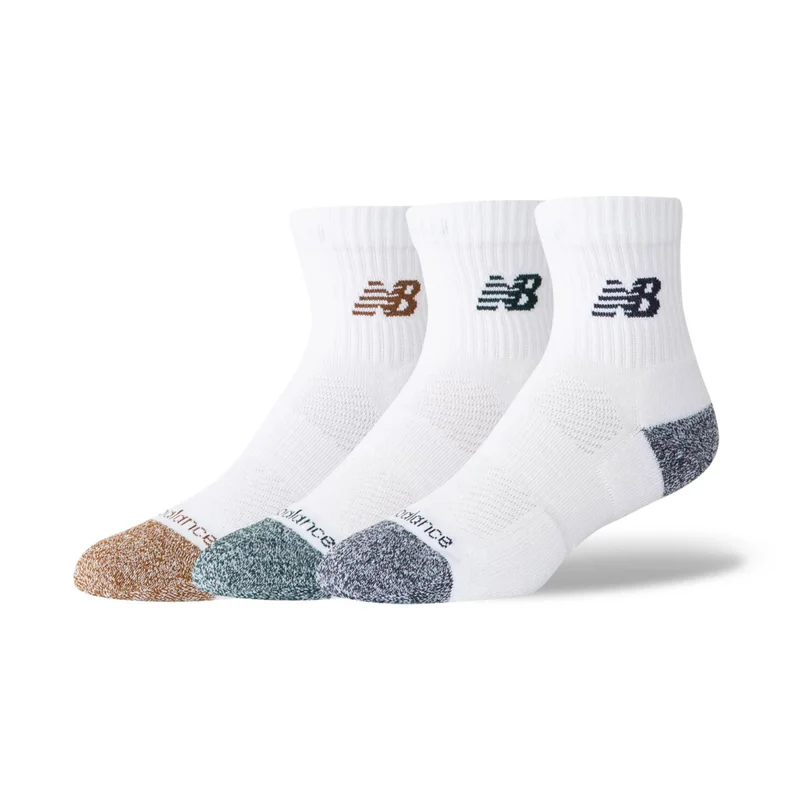 Unisex Active QTR Socks 3 Pack