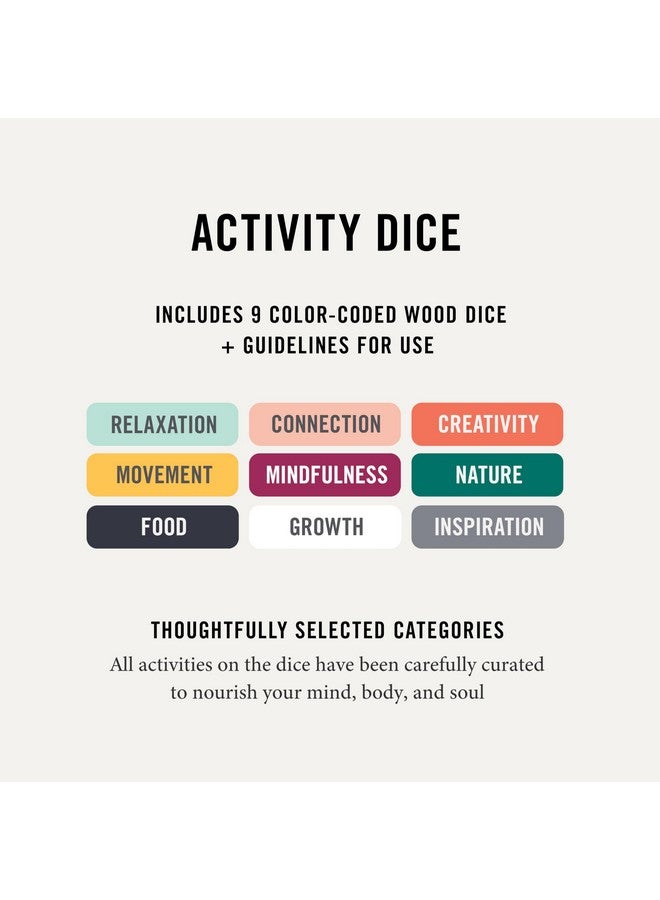 Two Tumbleweeds Mood-Boosting Activity Dice - Game for Adults, Teens, Therapists, Retirees - Set of 9 Dice for Increasing Happiness & Well-Being - Unique Gift - 1+ Players - Image 3