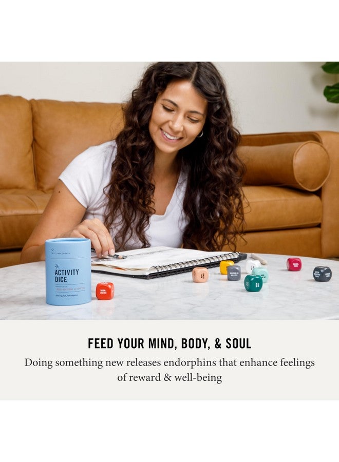 Two Tumbleweeds Mood-Boosting Activity Dice - Game for Adults, Teens, Therapists, Retirees - Set of 9 Dice for Increasing Happiness & Well-Being - Unique Gift - 1+ Players - Image 5