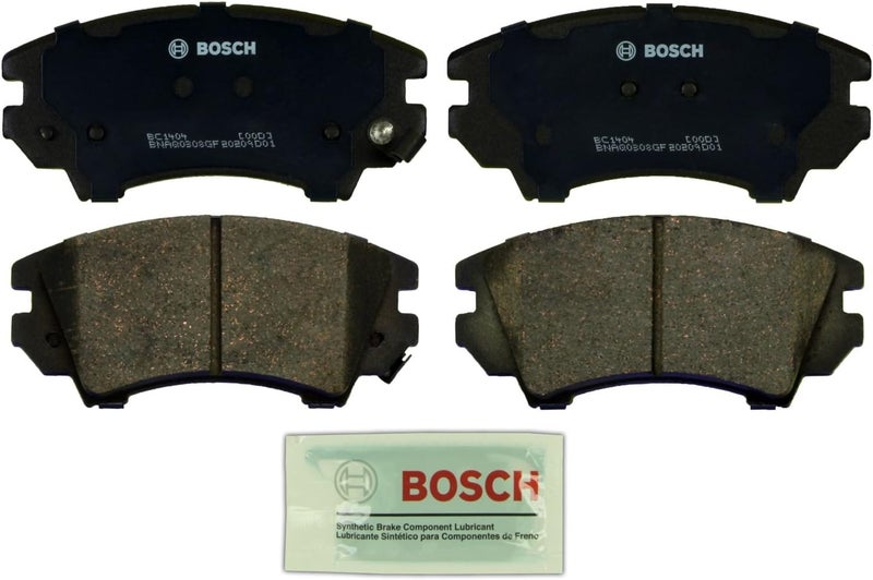 BOSCH BC1404 QuietCast Premium Ceramic Disc Brake Pad Set - Front for Chevrolet Camaro and Caprice - Image 2