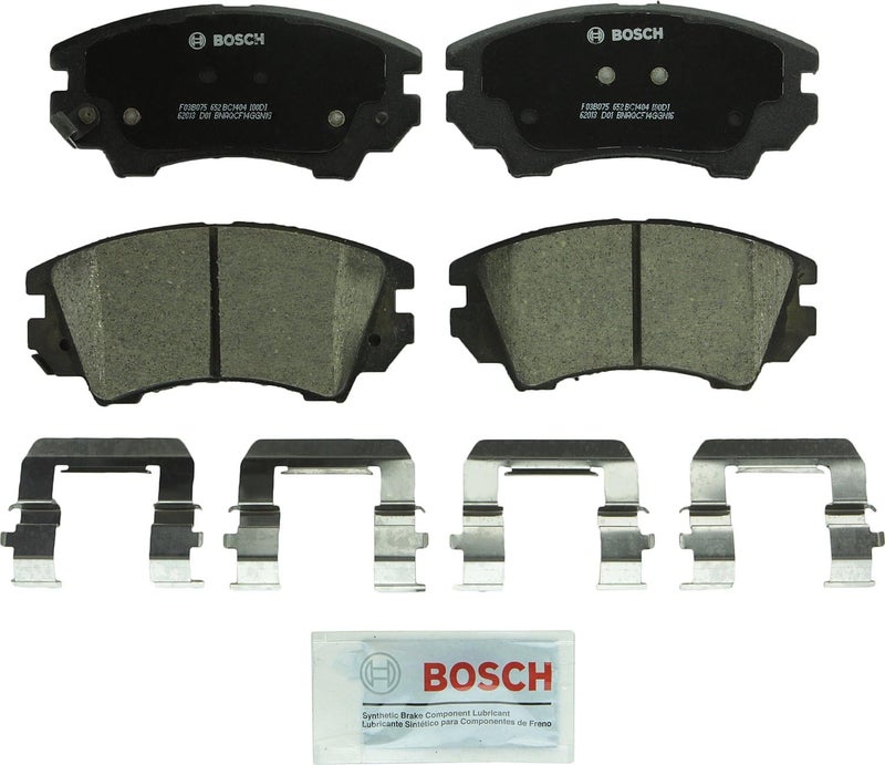 BOSCH BC1404 QuietCast Premium Ceramic Disc Brake Pad Set - Front for Chevrolet Camaro and Caprice - Image 1