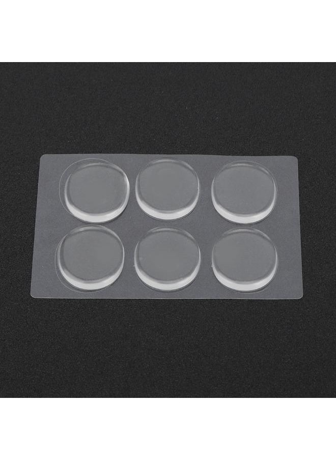 Thoraya 12PCs Drum Damper Silencer Musical Instrument Parts Silicone Self Adhesive Transparent  - Image 4