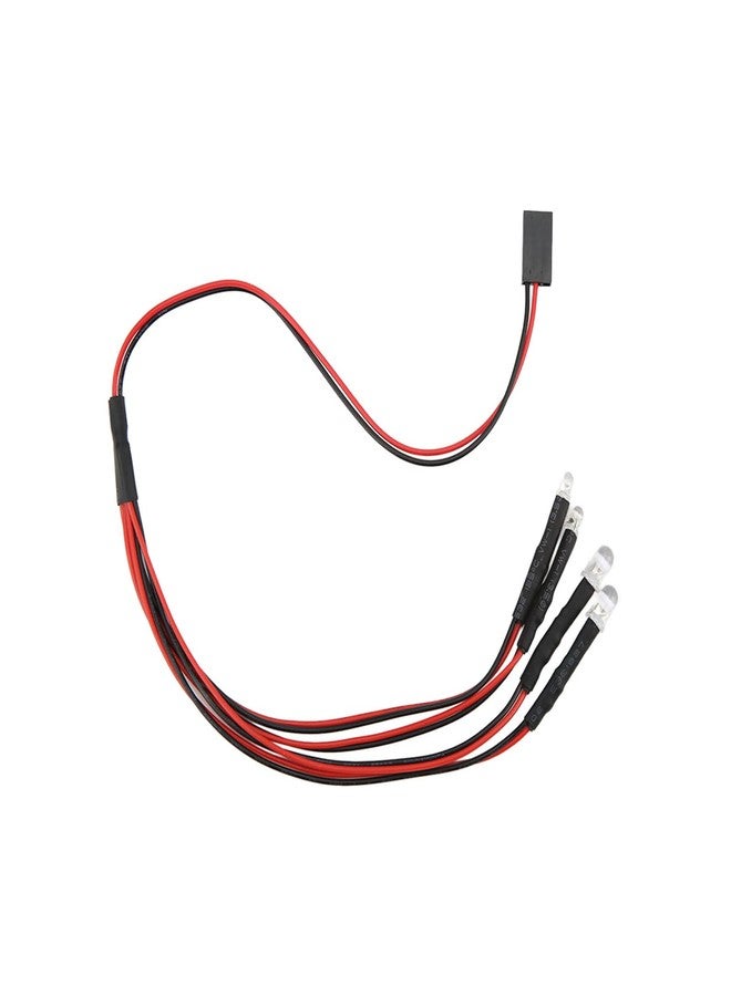 Haofy 4 Led Rc Car Led Light Rc Car Upgrade Parts for Scx24 1/24 Remote Control Car, Scx24 Light Kit, Scx24 Lights - Image 1