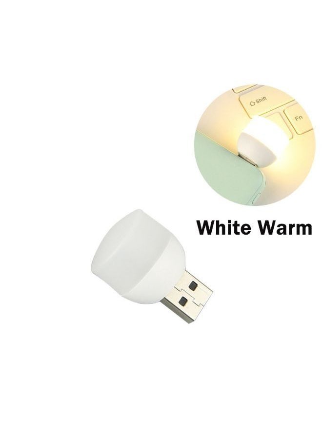 SUNIFY - LED Night Light Bulb USB Type (WARM WHITE)Colour 2 PCS New , car usb night light, led toilet light, nite light bulb baby, bright night light for kids bedroom, usb mini light led - Image 1