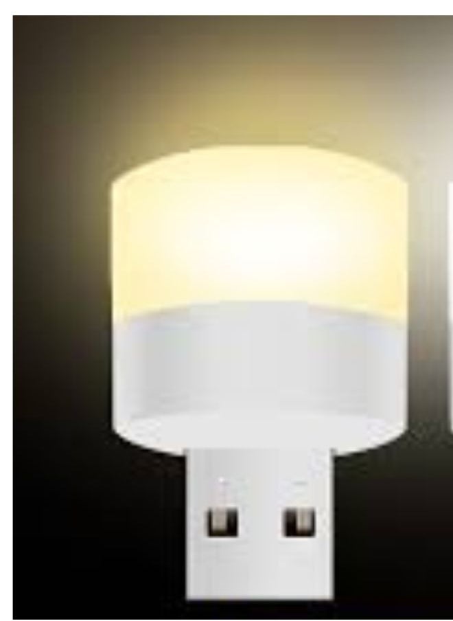 SUNIFY - LED Night Light Bulb USB Type (WARM WHITE)Colour 2 PCS New , car usb night light, led toilet light, nite light bulb baby, bright night light for kids bedroom, usb mini light led - Image 1