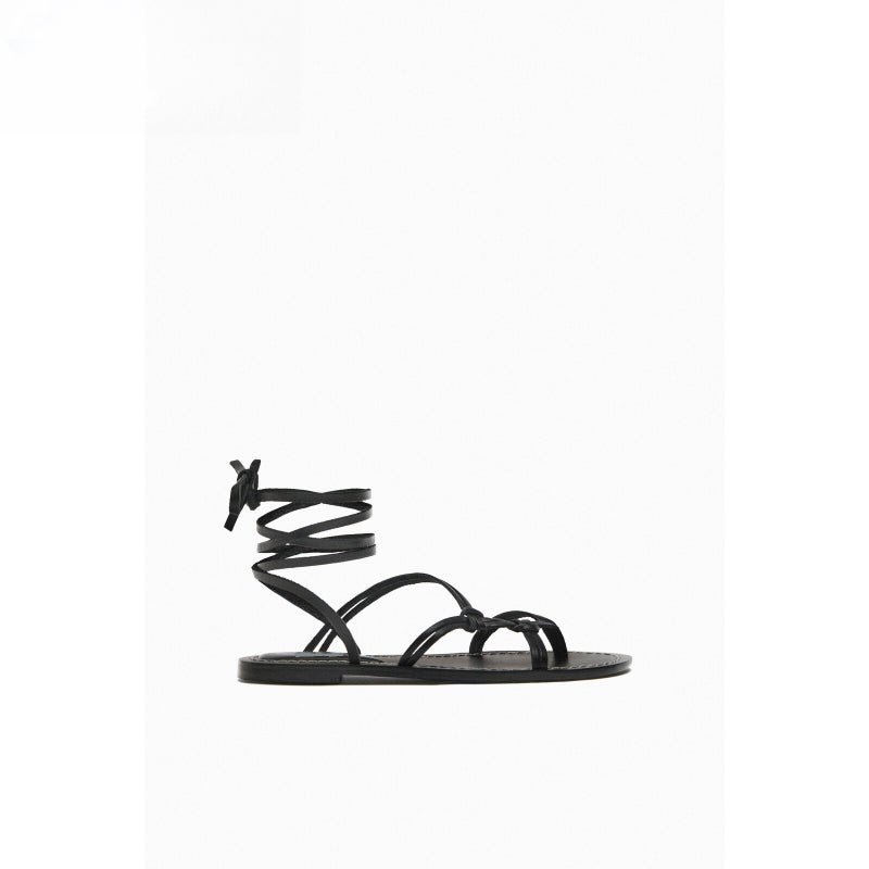 Women's Flat Sandals with Straps - 2026 Summer Boho Casual Beach Shoes - Image 3