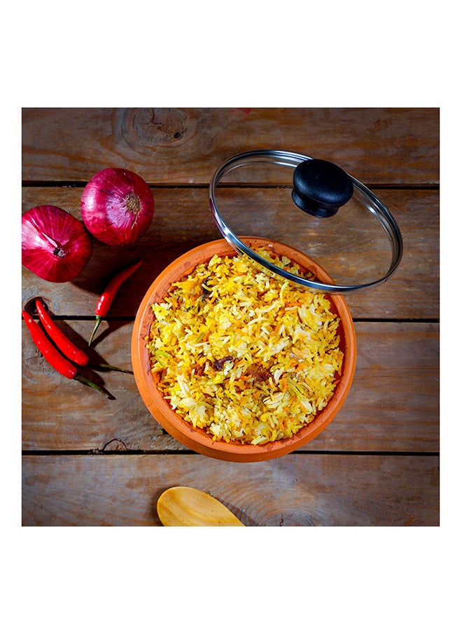 Olsenmark - Traditional Cookware Clay Handi, Multifunctional, OMCP6028 , 100% Eco Friendly, Clay Pot - Image 1