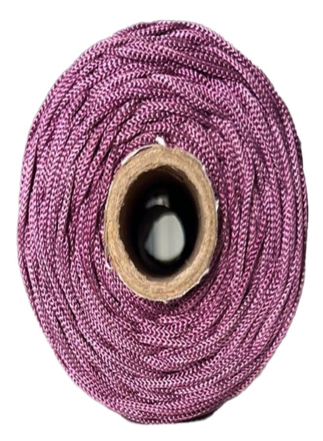 Crochela 2 MM Nylon Macrame Cord/Thread/Dori (Purse Thread) (200 Grams | 150 Meters) for Jewellery Making, Bags, Bracelet and Many Other DIY Crafts (Mauve) - Image 2
