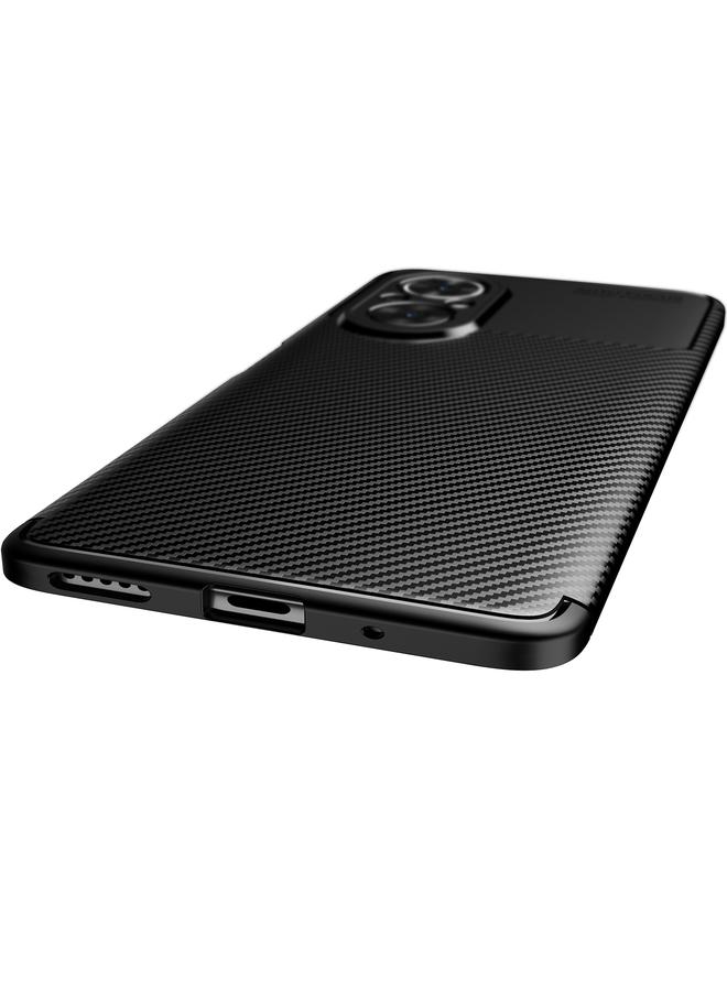 S-TOP Case For Honor 50 SE Carbon Fiber Texture Shockproof TPU Case - Image 5