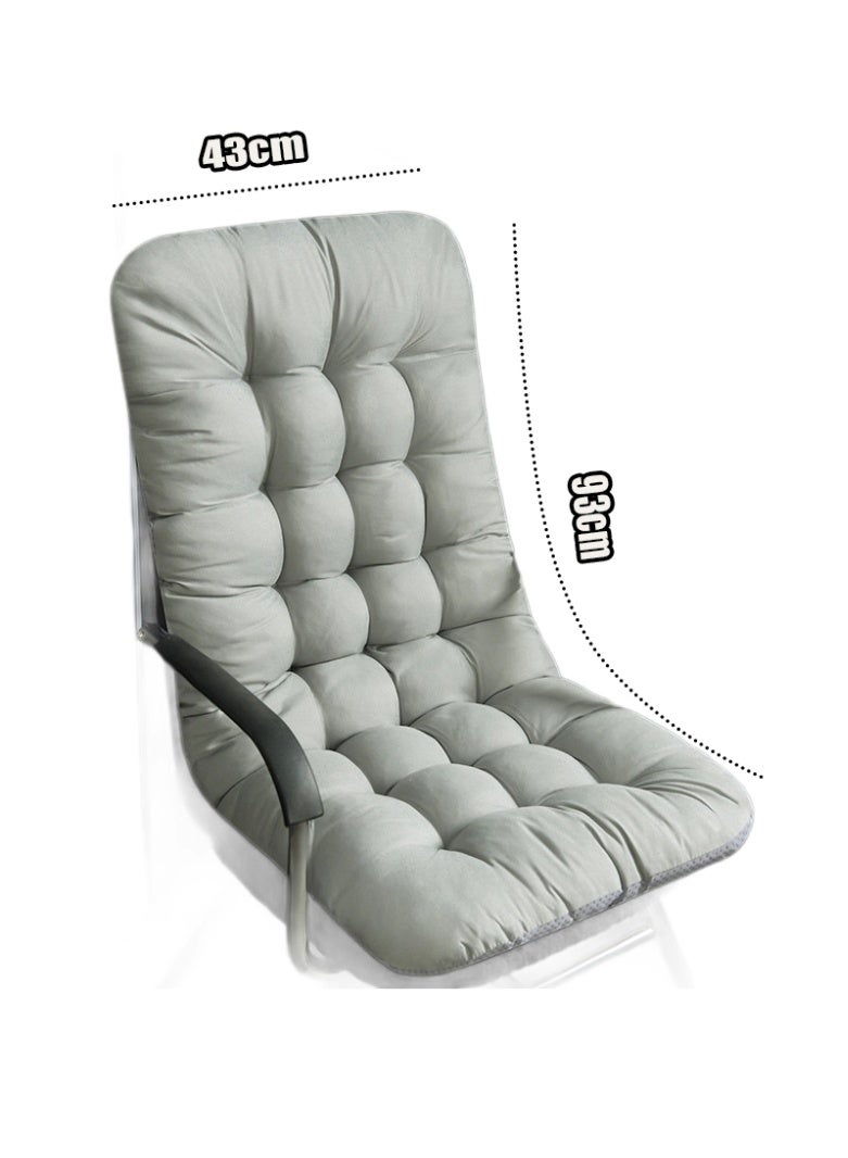 Haidue Office Chair Cushion with Back Support Memory Foam Seat Pad for All-Seasons Non-Slip Design Computer Chair Pad (Grey) - Image 2