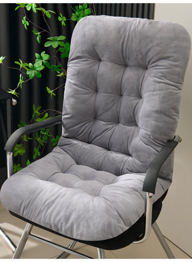 Haidue Office Chair Cushion with Back Support Memory Foam Seat Pad for All-Seasons Non-Slip Design Computer Chair Pad (Grey) - Image 3