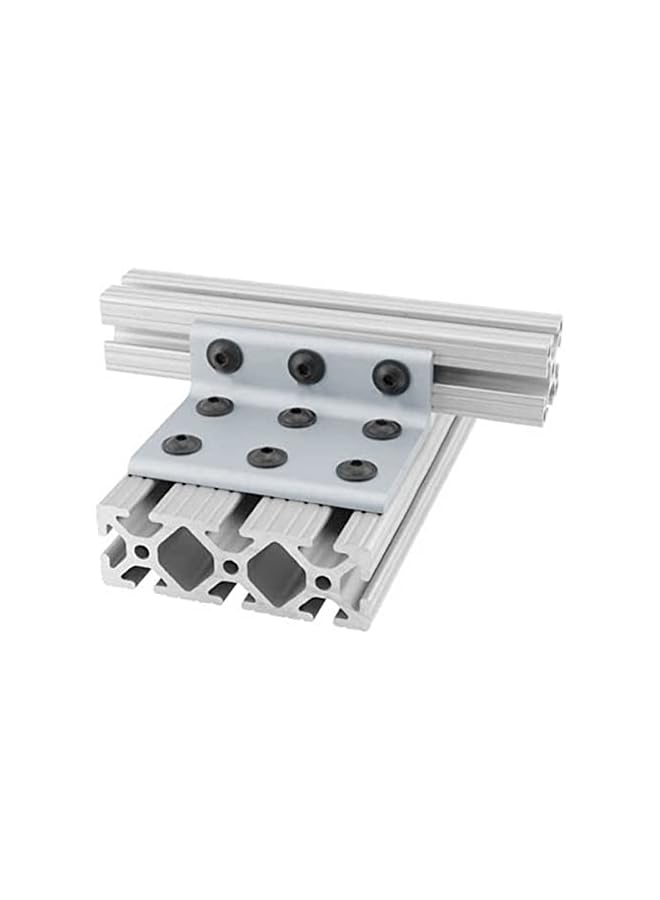 promass 6 Pcs Inside Corner Bracket for 3030,3060,3090 T Slot Aluminum Extrusion Profile,Lightweight Anodized Aluminum L Corner Brace for 30 Series Profile Frame Structural Connect - Image 3