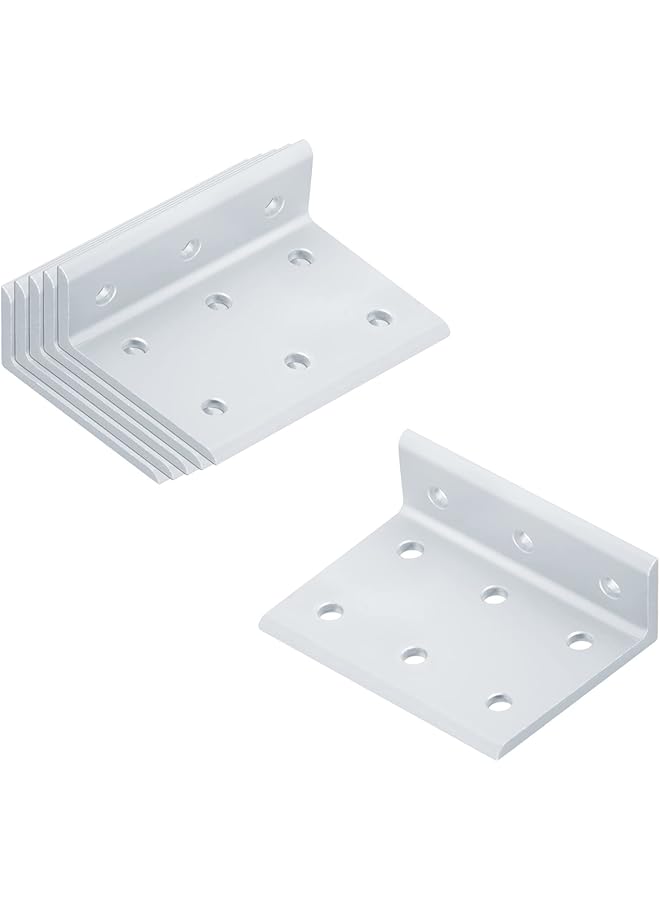 promass 6 Pcs Inside Corner Bracket for 3030,3060,3090 T Slot Aluminum Extrusion Profile,Lightweight Anodized Aluminum L Corner Brace for 30 Series Profile Frame Structural Connect - Image 1