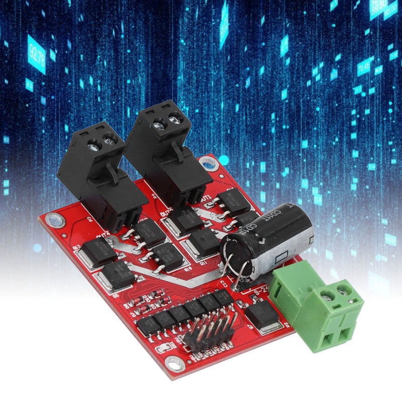 DC Motor Driver: 55mm Compact Size, Double H-bridge Design, 7A Single-channel Current - Optocoupler Isolation, Low Heat Generation, Under-voltage Protection for Industrial-grade Battery-powered Applic - Image 4