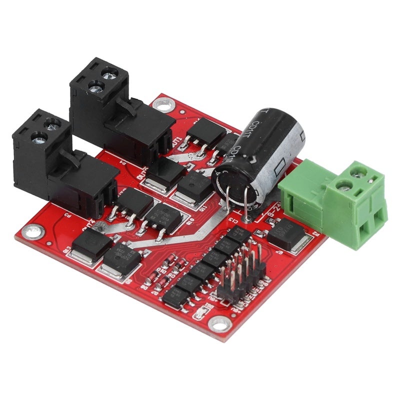 DC Motor Driver: 55mm Compact Size, Double H-bridge Design, 7A Single-channel Current - Optocoupler Isolation, Low Heat Generation, Under-voltage Protection for Industrial-grade Battery-powered Applic - Image 1