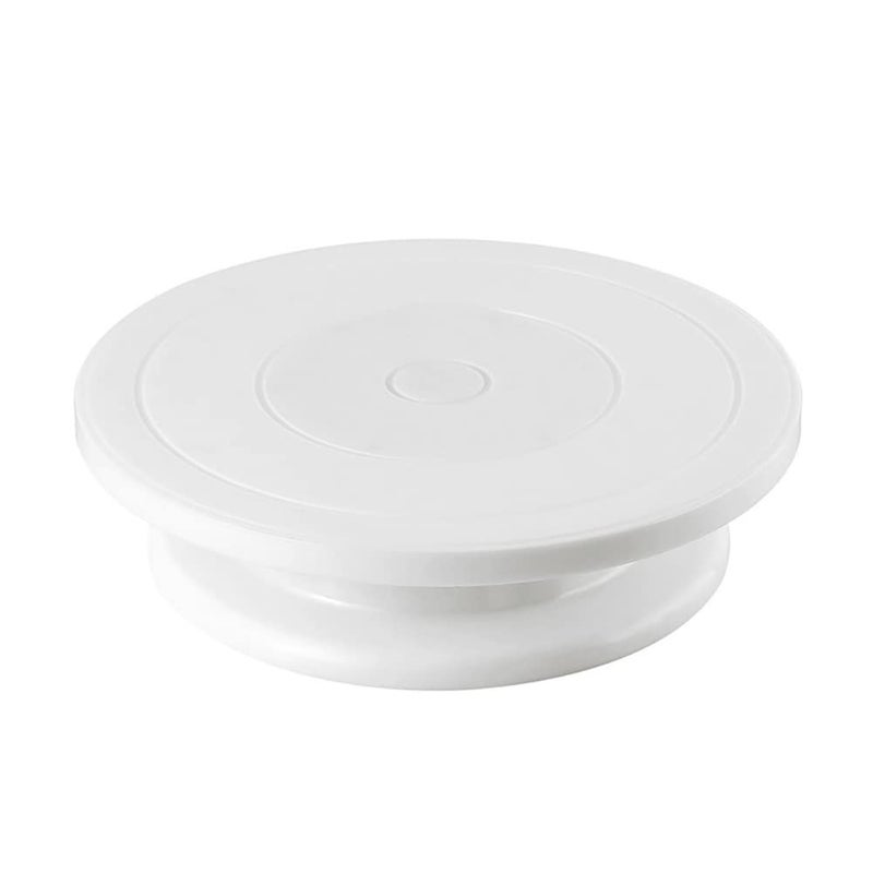 Miecux Cake Decorating TurntableCake Decorating Supplies Revolving White 