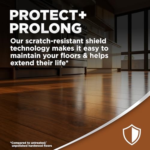 Weiman High-Traffic Hardwood Floor Polish and Restorer - Natural Shine, Removes Scratches, Leaves Protective Layer 32 fl. oz - Image 5