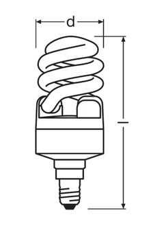 Osram Osram Mini Twist Energy Saver Bulbs (White, Pack of 3)  - Image 5