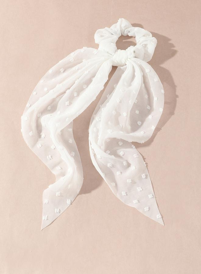 Take Two Polka Dots Ribbon Hair Tie - Image 2