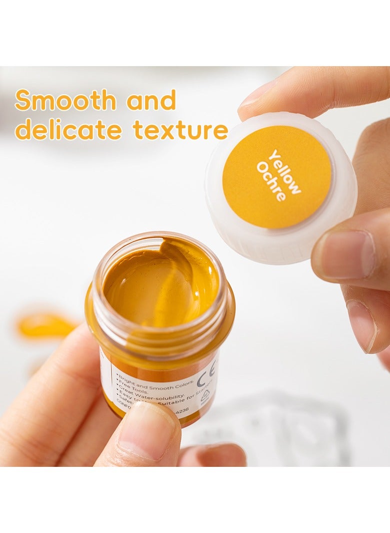 Deli EC22-8 Watercolor Paint Set 15ml×8 – ideal for school art and creative projects - Image 4