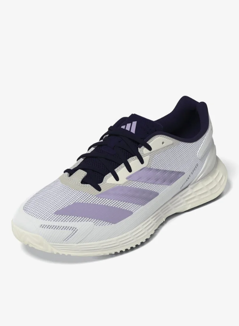 Adidas FTWWHT/POWPLU/AURPLU Defiant Speed 2 Tennis Shoes for Women | Best Price UAE
