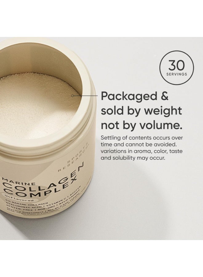 Marine Collagen Beauty Complex With Vitamin C, Biotin Unflavoured, 163G, 30 Serving